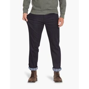 Mugsy Men's Toasties Stretch Flannel Lined Dark Wash Denim Jeans Style- 35/34